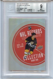 2021 UD Extended Record Collections Gold #RB-3 Bobby Orr /250 – BGS 9 - Picture 1 of 2