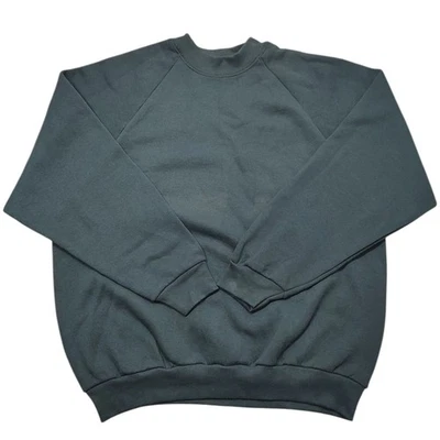 Sudadera en blanco Fruit Of The Loom hecha en Estados Unidos de colección para mujer grande negra cuello redondo Foto 1 de 4