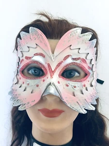 Masquerade Mardi Gras Hand Painted party Events Venation Eye Masks Unisex - Picture 1 of 7