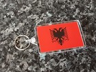 Albania Flag Jumbo Keyring. Europe, Travel