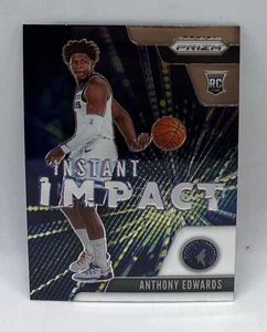 Anthony Edwards Rookie 2020-21 Panini Prizm Basketball Instant Impact RC #1 - Picture 1 of 3