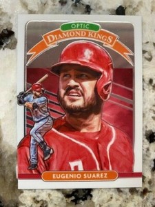 2020 DONRUSS OPTIC DIAMOND KINGS CARD CINCINNATI REDS EUGENIO SUAREZ #4
