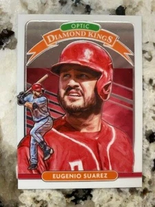 2020 DONRUSS OPTIC DIAMOND KINGS CARD CINCINNATI REDS EUGENIO SUAREZ #4 - Picture 1 of 1