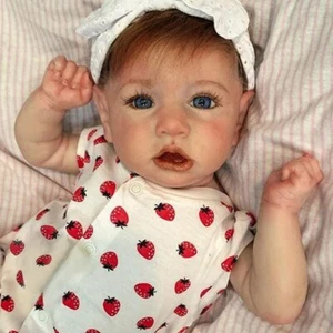 Reborn Baby Dolls Soft Vinyl Full Body 20 Inch Waterproof Realistic Newborn Baby - Picture 1 of 5