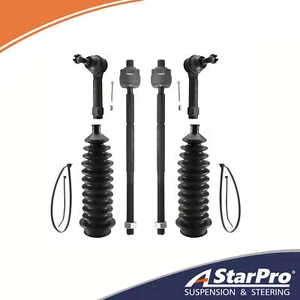 All Inner & Outer Tie Rods + Boots for 2001 - 2004 Dodge Caravan - Picture 1 of 7