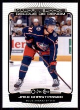 2022-23 UD O-Pee-Chee OPC Marquee Rookies Base #575 Jake Christiansen