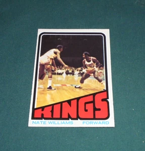 Topps 1971 1972 Nate Williams Trading Card Kings Basketball - Picture 1 of 3