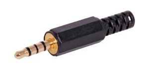 3.5mm Stereo TRRS Plastic Jack Plug 4 pole - Picture 1 of 1