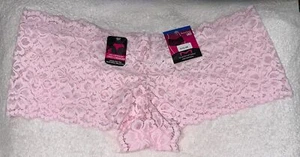 MAIDENFORM Sexy Imprescindible Rosa Claro Encaje Cheeky Boyshort Panty Mujer Talla XL 8 - Imagen 1 de 11