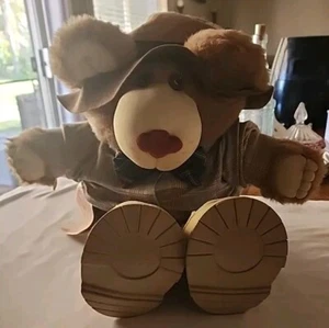 Vintage 1985 Furskins Farrell Furskin Xavier Roberts 22 Zoll Teddybär - Bild 1 von 17