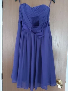 Coast Lyla Short Purple Cocktail Dress - Size 12 NEW with tag - Picture 1 of 5
