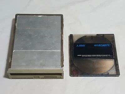 Cartucho Atari 44 megabytes y unidad SCSI SyQuest modelo SQ555 50 pines 44 MB - leer Foto 1 de 4