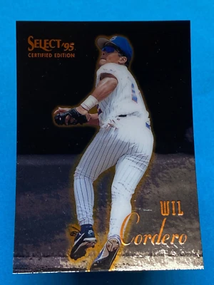 1995 Select Certified Edition Wil Cordero #6 - Image 1 of 2