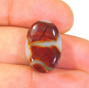 Piedra preciosa cabujón ovalado gronata septaria 100 % natural de 15 quilates 22x15x6 mm DF = 72 - Imagen 1 de 7