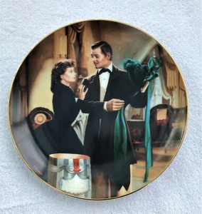 WS George~ Gone With The Wind PARIS HAT Plate 1991 8.5" Plate COA/Box - Picture 1 of 3
