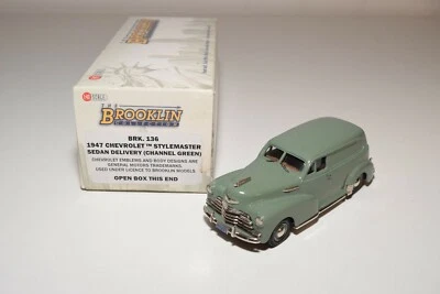 A34 1:43 BROOKLIN BRK136 BRK 136 CHEVROLET STYLEMASTER BERLINA CONSEGNA VERDE... - Immagine 1 di 4