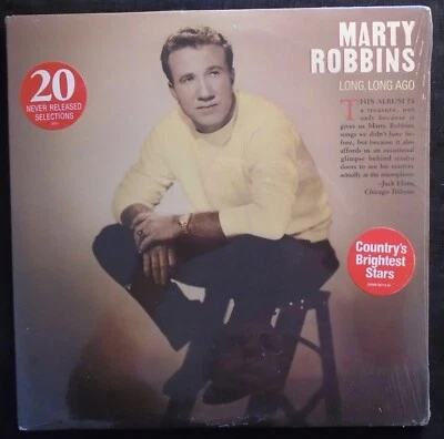 MARTY ROBBINS, Long, Long Ago [with hype stickers] USA New Old Stock Sealed 2LP - Image 1 of 2