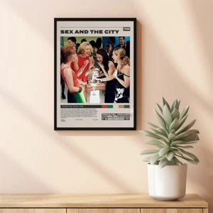 Sex and the City Poster 1998 HBO TV Series Retro Wall Art Decor Poster - Picture 1 of 5