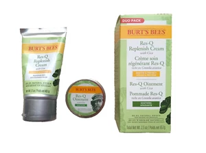 Burt's Bees Res-Q Replenish Dry Skins Cream 48g Soothe +Ointment Duo Pack - Picture 1 of 3