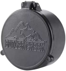 Butler Creek Objective Lens Flip Open Scope Cover 34344 Black Multiflex 43 44 - Picture 1 of 3