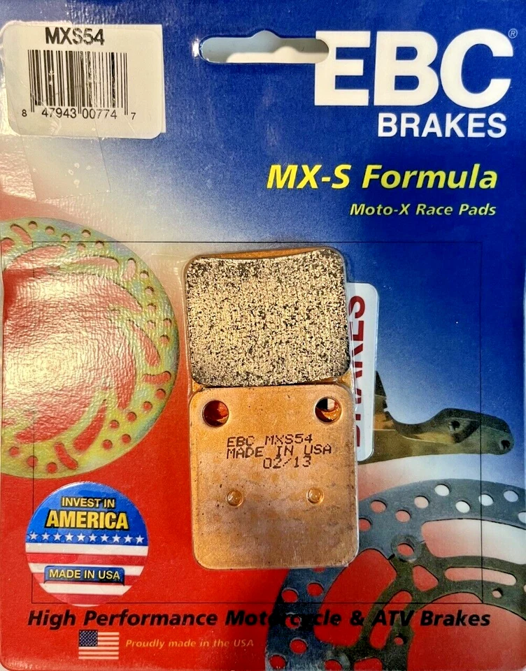 Pastillas de freno EBC MXS-S Formula Suzuki DR125/DR200 #MXS54 Foto 1 de 1