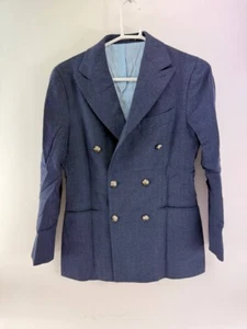 Suitsupply Vitale Barberis Canonico Double Breasted Blazer Mens Jacket Size 38 - Picture 1 of 9