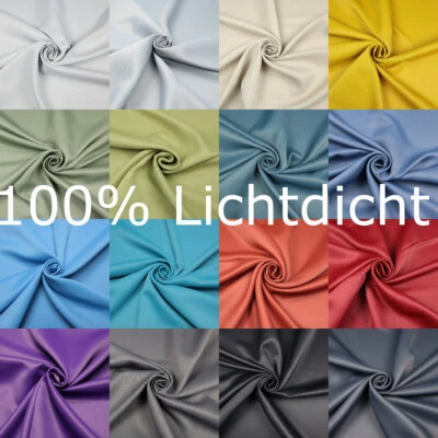 Verdunkelungsstoff Blackout 280cm Vorhangstoff Thermo Gardinenstoff Kälteschutz - Bild 1 von 3