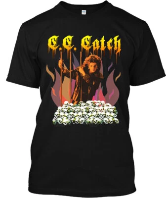 Nueva Camiseta Cc Catch Premium Retro Música Americana Negra Talla S-5XL Foto 1 de 3