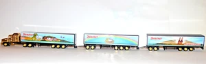 Rarity, 1:87, Mack Roadtrain HZ with 2 Trailers, Iblacker, No.004, Collection, 56cm - Picture 1 of 9