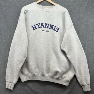 Vintage Mickey Inc HYANNIS Sweatshirt Erwachsene XXL grau Disney Cape Cod USA - Bild 1 von 6