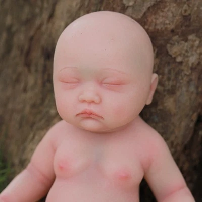 17.7 "Chubby Baby Infant Girl Lifelike Full Silicone Reborn Baby Doll Gifts Toy - Image 1 of 4