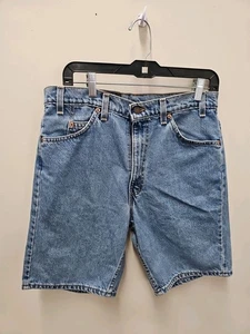 Vintage 90's Levi’s 505 Jean Shorts Men's 33 Light Wash Orange Tab  - Picture 1 of 7