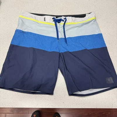 QUIKSILVER HOMBRE BOARDSHORTS BAÑADOR TALLA 38 XL Shorts Nadar Azul Gris Foto 1 de 4