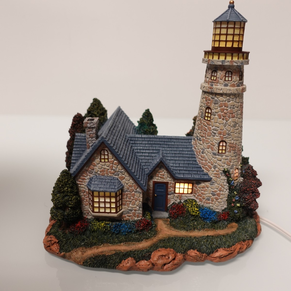 thomas kinkade village lighthouse products for sale | eBay