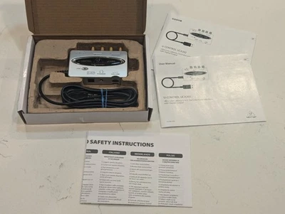 Behringer UCA202 U-Control Ultra 2in/2Out USB/Audio Interface + Box and all doc. - Image 1 of 4