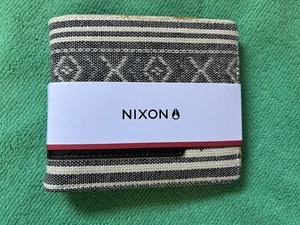 NIXON SHOWOFF WALLET 50/50 OUTER Bi-FOLD RFID GREY/BLACK - Picture 1 of 11