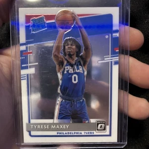 2020-21 Panini Donruss Optic - Rated Rookie Tyrese Maxey #171 Holo Prizm (RC) - Foto 1 di 2