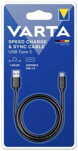 VARTA Speed Charge & Synchronisation Câble 57944 USB Type C 1 Mètre Supporte 3.0 - Photo 1 sur 2
