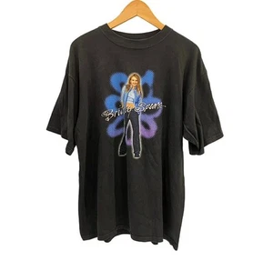 All Sport Britney Spears 1999 Tour T-Shirt Black 90S Vintage - Picture 1 of 7