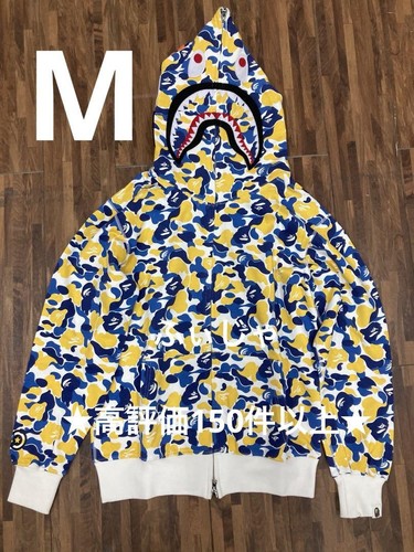 A BATHING APE (BAPE) Felpa con cappuccio A BATHING APE BAPE mimetica squalo taglia M Maebashi limited uomo nuova mai usata
