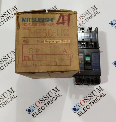 INTERRUPTOR DE CIRCUITO MITSUBISHI ELÉCTRICO NF50-UC 15A 440VAC 50KA ENVÍO RÁPIDO Foto 1 de 4