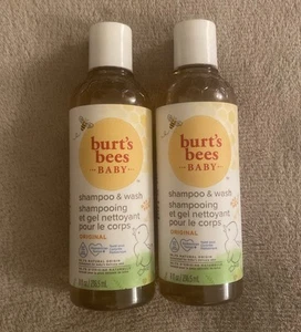 Burt’s Bees Baby Shampoo & Wash - Original 2 x 236.5ml New - Picture 1 of 5