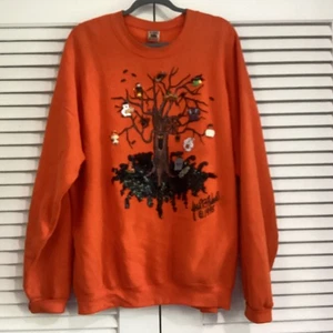 Vintage John Studwell signiertes Halloween Sweatshirt 1995 Fruit Of The Loom Herren 2X - Bild 1 von 18