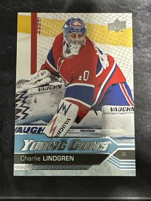 2016-17 Upper Deck Young Guns 473 Charlie Lindgren Montreal Canadiens - Image 1 of 2