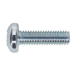 Sealey Machine Screw M6 x 20mm Pan Head Pozi Zinc Pack of 50 MSP620 - Picture 1 of 1
