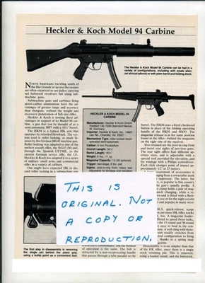 Artículo de cargador carabina Heckler & Koch modelo 94 (ENVÍO GRATUITO) Foto 1 de 3