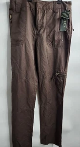 Lauren Ralph Lauren  Cargo Pants Dark Choco Womens Size 4 NWT - Picture 1 of 6