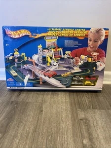 Nuevo muy raro Hot Wheels 47084 Ultimate Service Center con 4 ruedas Mattel - Imagen 1 de 10