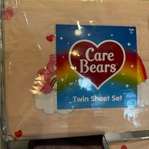 Care Bears Pink Twin Sheet Set Bedding - Picture 1 of 2