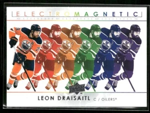 2021-22 Upper Deck Series 1 - Electromagnetic #EM-1 Leon Draisaitl - Picture 1 of 2